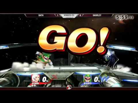 Smash 4 Versus Weekly 11/12/15 - Winners R3 - Dath (Robin) vs Snorley (Wario)