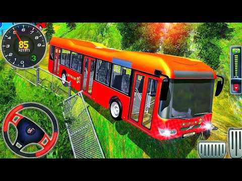 Uphill Offroad Tourist Coach Bus Driver Simulator 3D 2024 - Android Gameplay