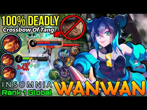 Deadly Crossbow of Tang Wanwan Monster Gold Lane - Top 1 Global Wanwan by I N S O M N I A - MLBB