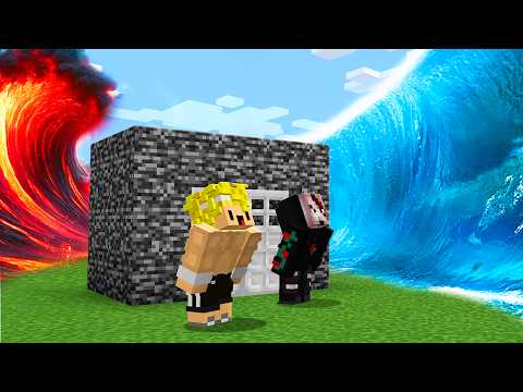 Safe Base vs Natural Disasters in Minecraft