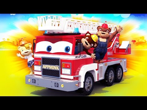 appMink Build a Fire Truck - Fire Trucks Cartoons for kids