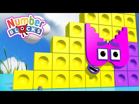 Looking For Numberblocks Standing Tall StepSquad 36 VS 110 VS 36 MILLION Numberblocks NumbersPattern