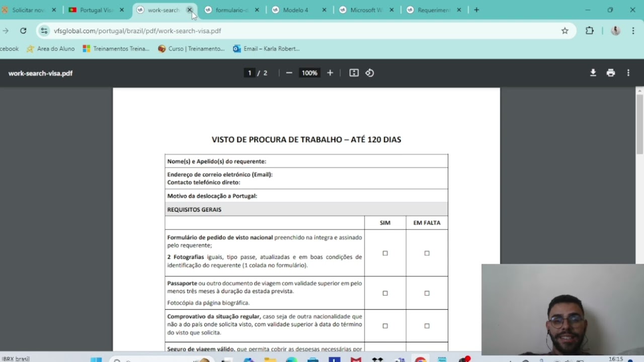 PASSO A PASSO - VISTO DE PROCURA DE TRABALHO PORTUGAL !!!!!! #portugal