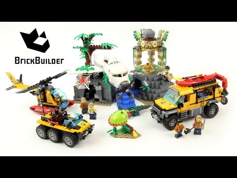 Vidéo LEGO City 60161 : Le site d'exploration de la jungle