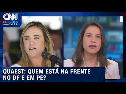 Veja o cenário da Quaest para a disputa pelos governos do DF e de PE | CNN ELEIÇÕES