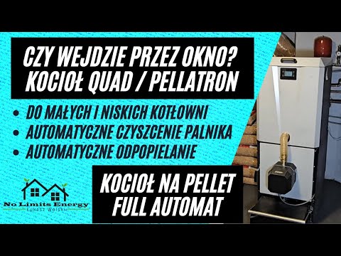 Kocioł na pellet Quad , Pellatron -  Kocioł dla Małych Przestrzeni | Montaż Przez Okno w Kamienicy