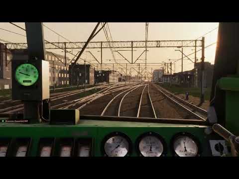 Timelapse cabview Simrail TLK 24135 (Łazy - Katowice) EP07