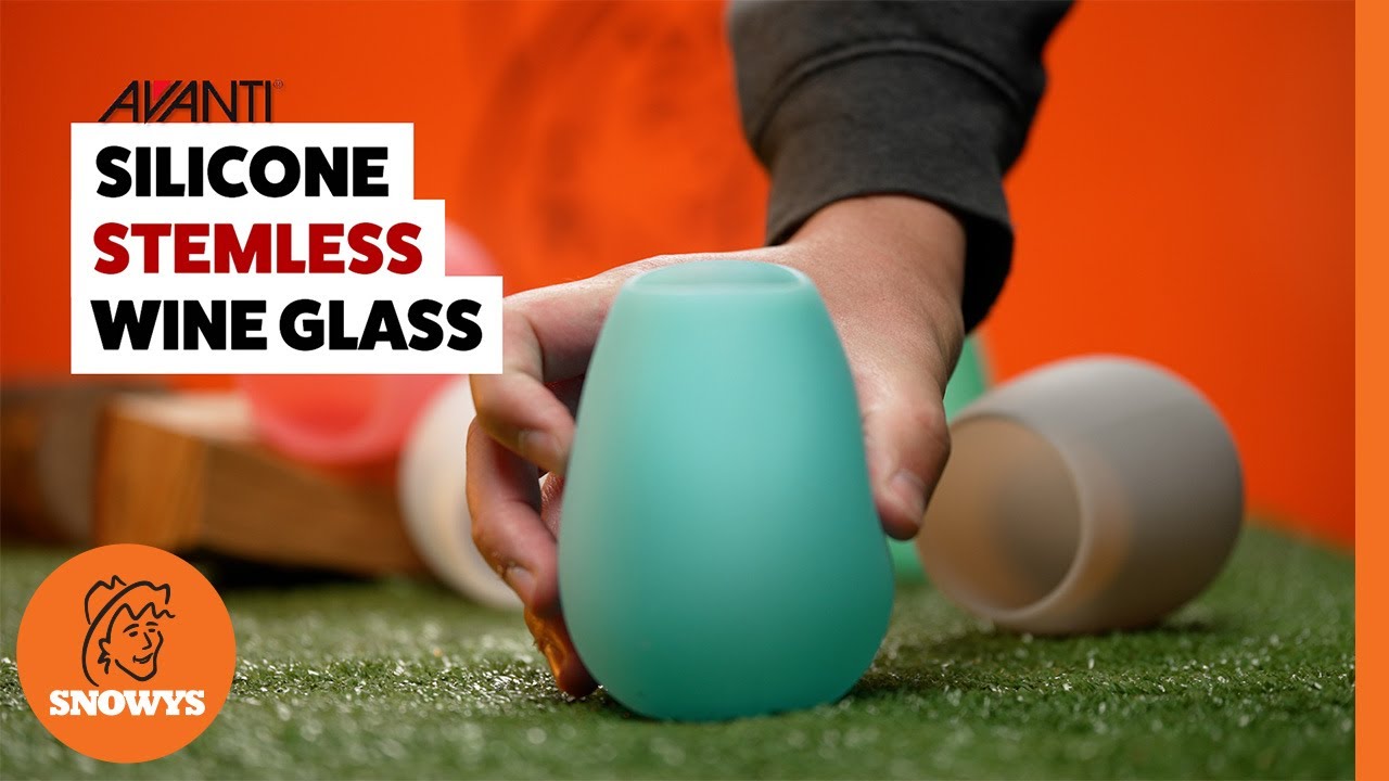 Silicone Stemless Wine Glass 350ml Set of 2