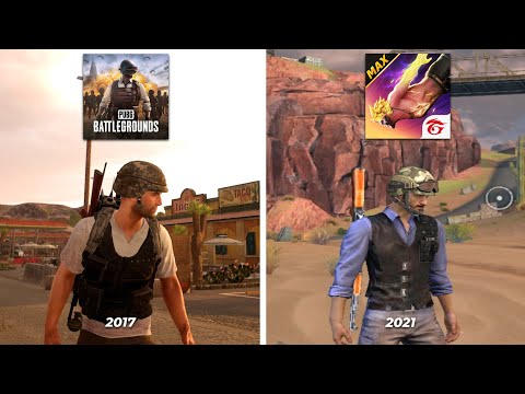 Pubg vs Free Fire Max - Details and Physics Comparison