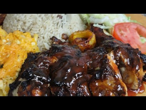 Honey Jerk Chicken😋They Best Easy Jerk Recipe Ever🍛🍷