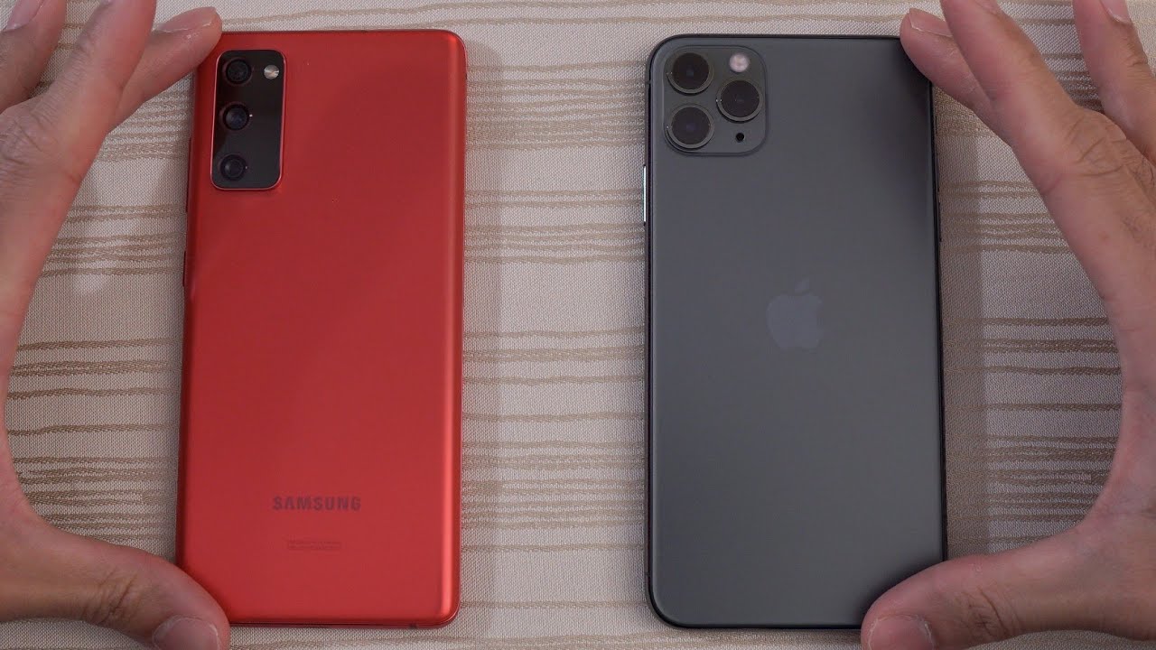 Samsung Galaxy S20 FE vs iPhone 11 Pro Max SPEED TEST!