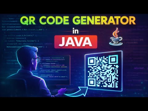 Create Qr Code In Java Java Qr Code Generator Tutorial