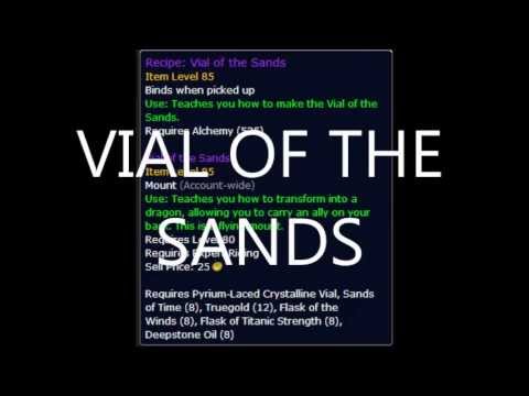 Vial of the Sands Mats Guide!