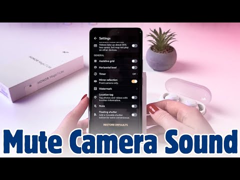 How to Turn Off the Camera Shutter Sound on Honor Magic 7 Lite