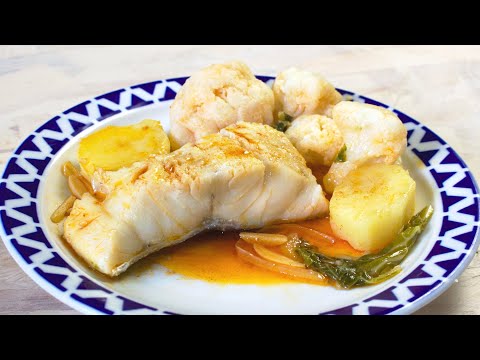 Few people cook COD this way! Old recipe for cod and cauliflower.