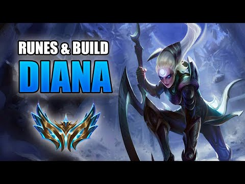 Challenger Diana Mid - Runes & Build (Season 14) | Kamus