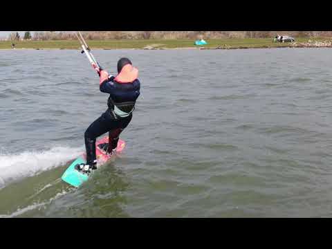 Kiteboarding Dunaj & Neusiedler see winter sesn 4K