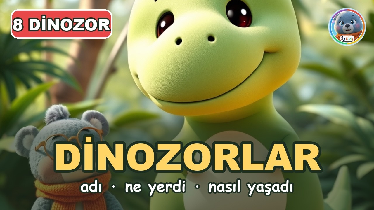 Dinozorları Öğreniyorum 🦕 8 Dinozor, 8 Sır
