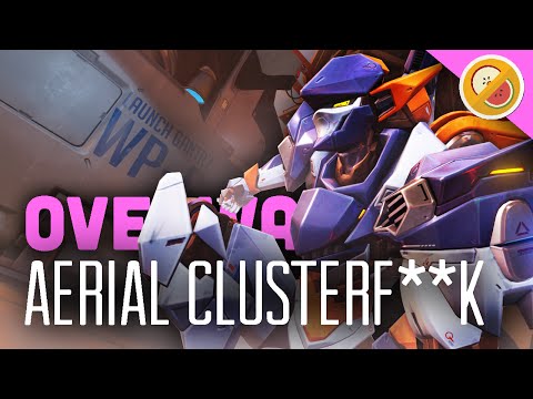 AERIAL CLUSTERF**K WEEKLY BRAWL - Overwatch (Gameplay Funny Moments)