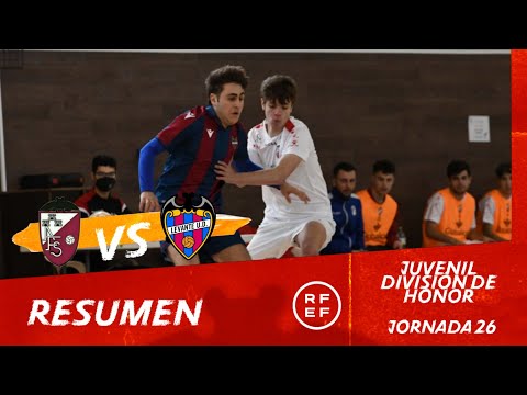 Resumen Albacete FS Grupo Amiab - Levante UD FS (3-6). JUVENIL DIVISIÓN DE HONOR/ Jornada 26