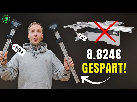 For only €89 😲👉 How to easily BUILD YOUR OWN SIZE CIRCULAR SAW! | Jonas Winkler