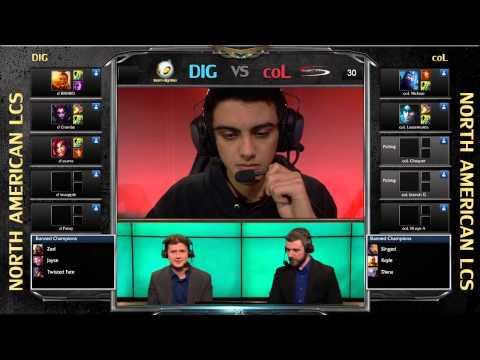 DIG vs coL - LCS 2013 NA Spring W4D2 (English)
