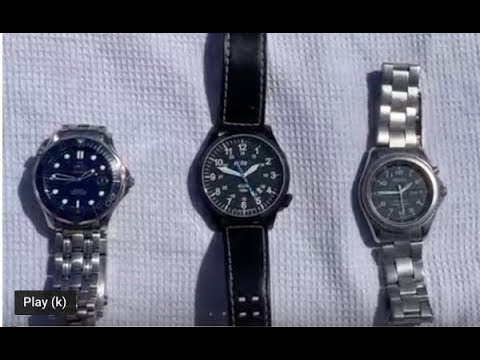 Nite watch (Icon-201) vs Omega Seamaster 300 and Seiko Kinetic