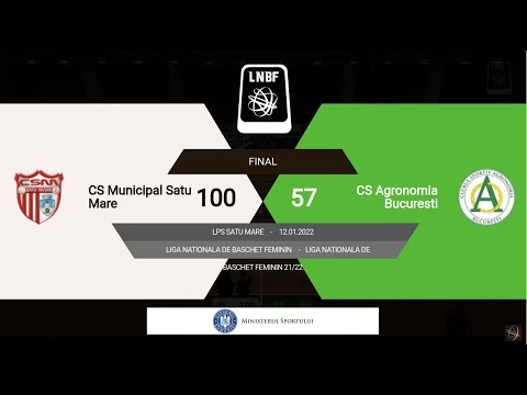 LNBF 2021-2022: CSM Satu Mare - Agronomia București