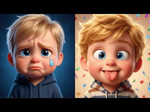Happy or Sad? 😄😢 Cal's Funny Faces Song