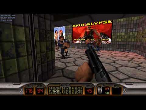Duke Nukem 3D (20th Anniversary World Tour) - E3L6: Rabid Transit [All Secrets]