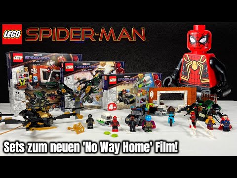 Spider-Man: 'No Way Home' LEGO Sets im Review! | Sets 76185, 76184, 76195