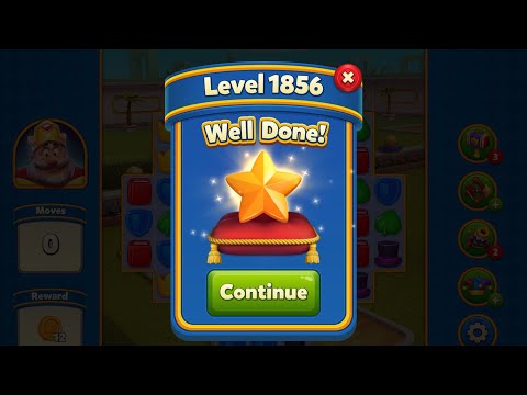 Royal Match - King Robert - Level 1856 (last move clearance)