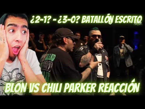 ¿2-1? ¿3-0? BLON VS CHILI PARKER (REACCIÓN) | ¡BATALLÓN ESCRITO ÉPICO!🔥| LIGA BAZOOKA 2023 J3