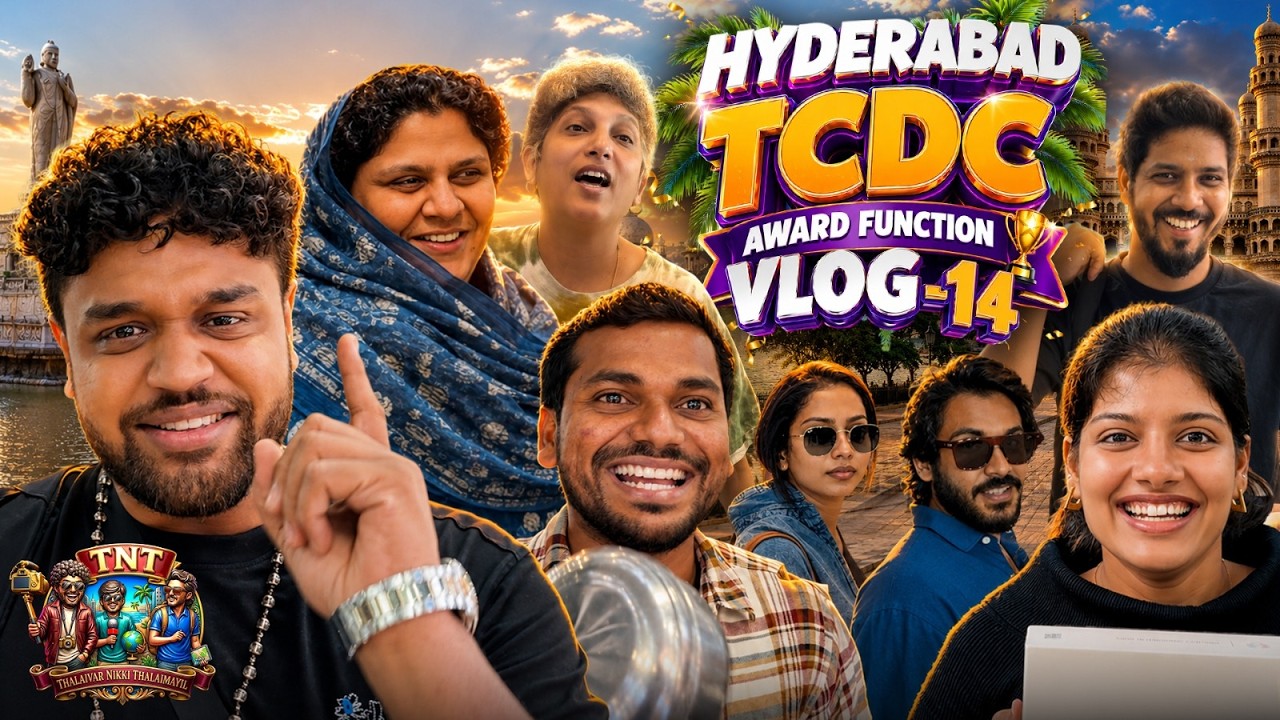 🏆 Hyderabad Vlog with TCDC Team💥✨| Nikki | Media Masons