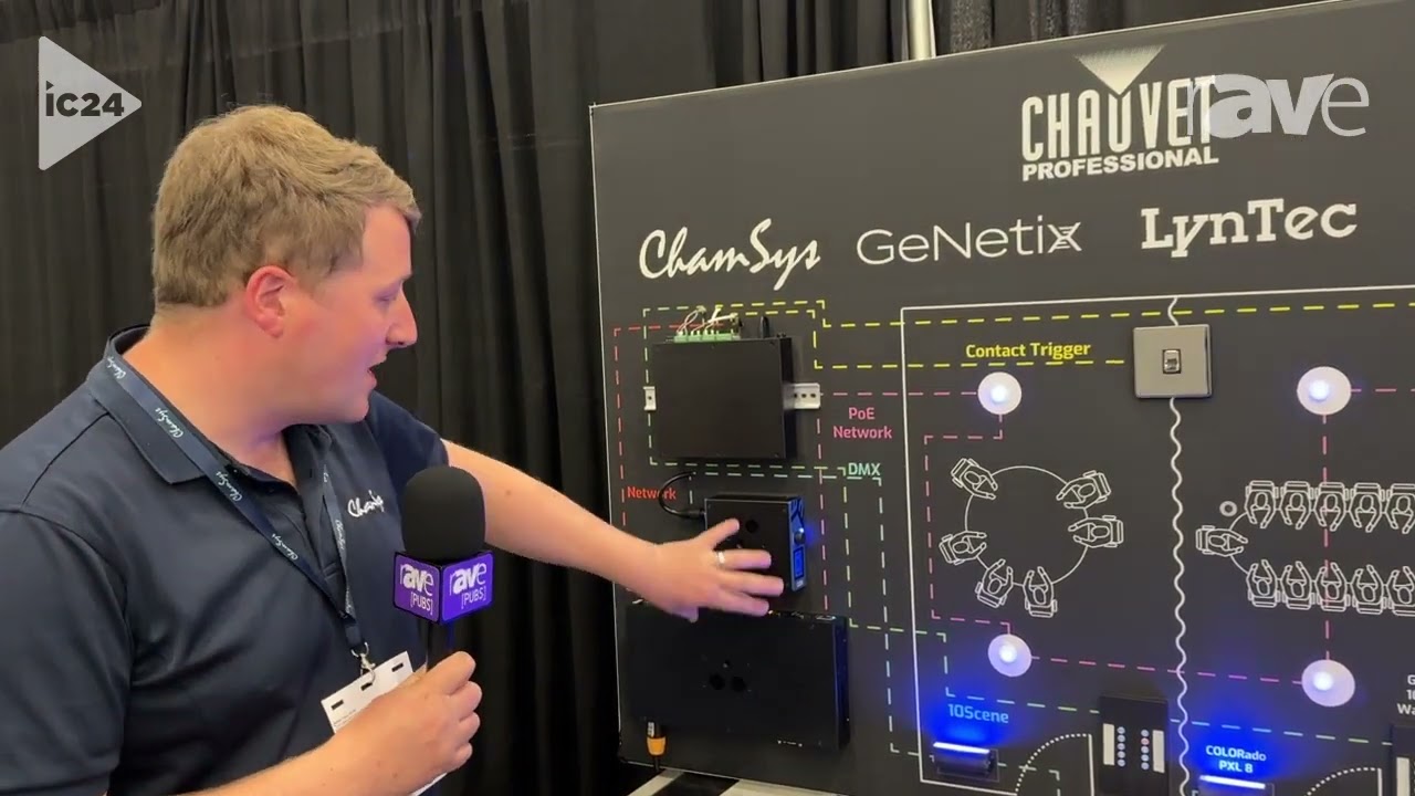InfoComm 2024: CHAUVET Shows ChamSys QuickQ DIN and GeNetix Networking Distribution