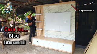 Download lagu cara pembuatan BUFET TV minimalis modern || backdrop tv #tutorial #mejatv mp3