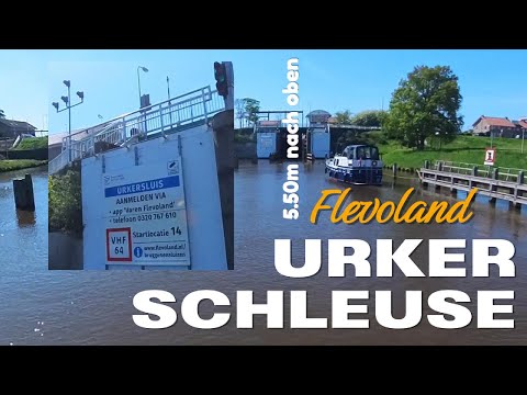 Urker Schleuse - 5.5m 🛥️ ⬆️ vom Flevoland via Urk aufs IJsselmeer 🌊 🦀 - Hafenkino - Nautic Markt TV
