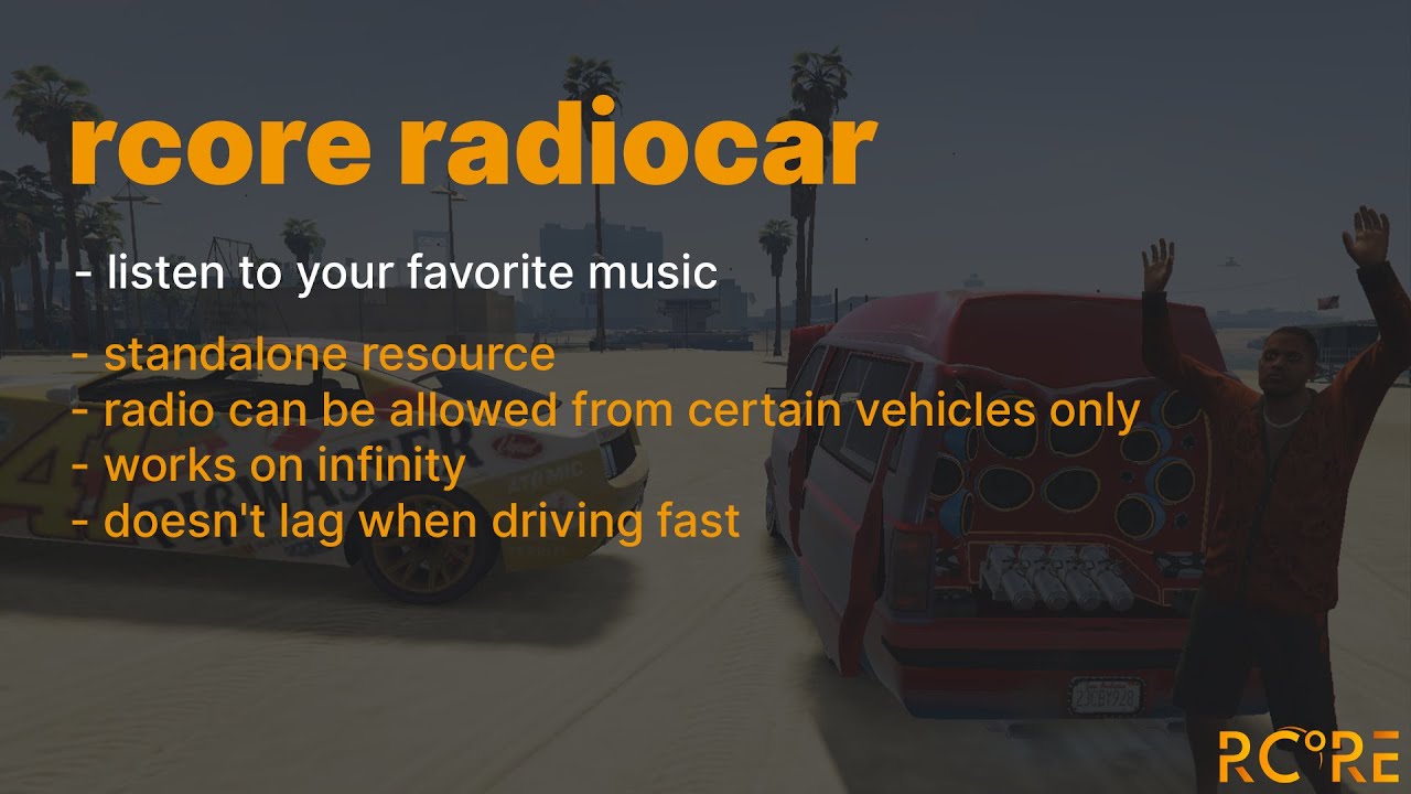 Play any music in your car and around it (youtube/url)! Thumbnail