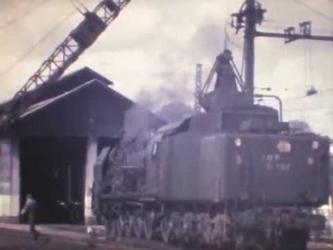 SNCF Class 241P at Nevers in 1968 - the most powerful passenger steam locomotive in the world