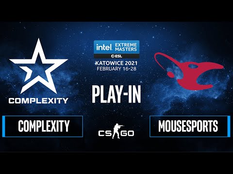 CS:GO - mousesports vs. Complexity [Dust2] Map 2 - IEM Katowice 2021 - Play-In