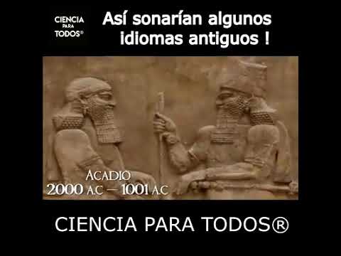 Cómo suenan idiomas antiguos