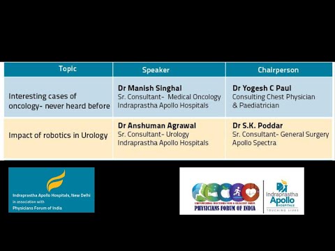 0214 : (1) Impact Of Robotics In Urology (2) Interesting Cases In Oncology  : Never Heard Before