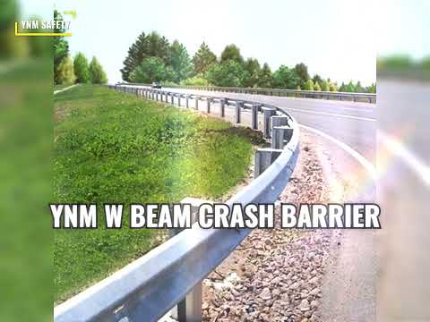 Double Beam Metal Crash Barrier