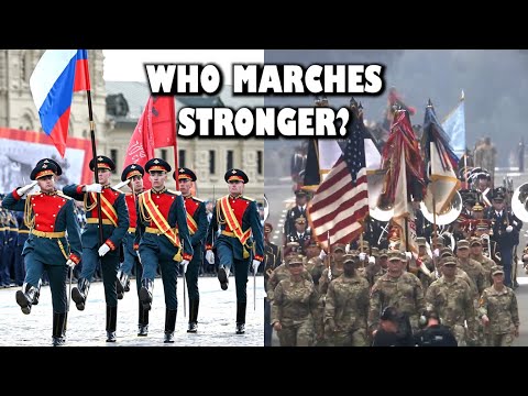 Russia vs. USA Military Parade Comparison (2025) | Marching with Pride