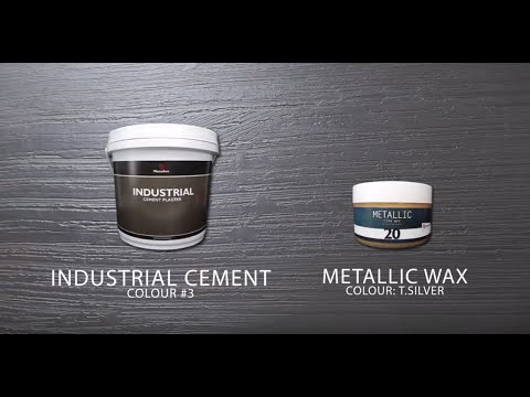 Macoavell Special Effect - Cement lining texture with silver wax