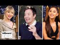 Jimmy Fallon Shares Favorite Stories Of Taylor Swift, Ariana Grande, Beyoncé & More | Billboard News