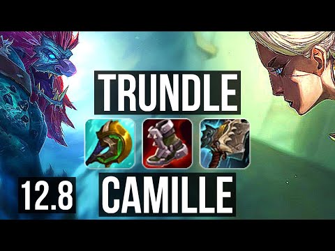 TRUNDLE vs CAMILLE (TOP) | 7/2/8, 500+ games, 1.0M mastery, Dominating | EUW Grandmaster | 12.8