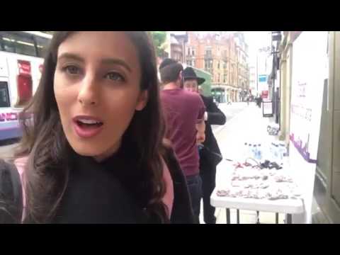 Rabbi Shneur Cohen With Arutz 1 Israel TV Outside the scene of Manchester Terror Attack