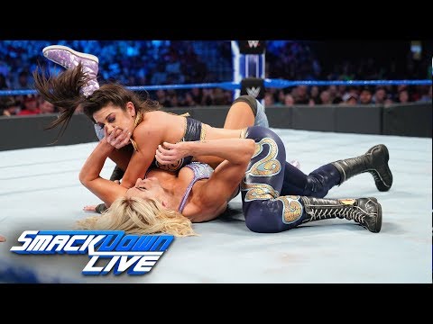 Bayley vs. Flair - Winner gets a future Women's Title opportunity: SmackDown LIVE, April 23, 2019