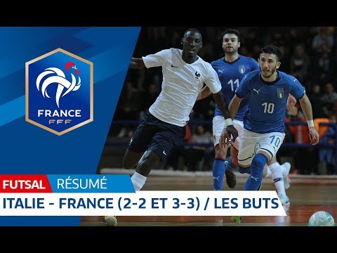 Futsal : Italie-France (2-2 et 3-3), les buts I FFF 2018-2019